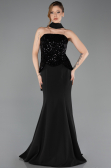 Long Black Mermaid Prom Dress ABU5704