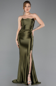 Long Olive Drab Prom Gown ABU5707
