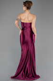 Long Cherry Colored Prom Gown ABU5707