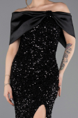 Long Black Evening Dress ABU5711