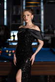 Long Black Evening Dress ABU5711