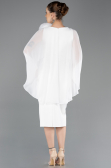 Midi White Cocktail Dress ABK2382