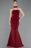 Long Burgundy Evening Dress ABU5735