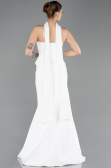 Long White Evening Dress ABU5735
