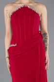 Long Koyu Fuşya Evening Dress ABU5737
