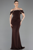 Long Brown Mermaid Evening Gown ABU5740