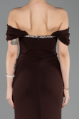 Long Brown Mermaid Evening Gown ABU5740