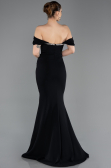 Long Black Mermaid Evening Gown ABU5740