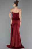 Long Burgundy Prom Gown ABU5746