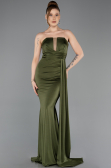 Long Olive Drab Prom Gown ABU5746
