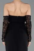 Midi Black Cocktail Dress ABK2539
