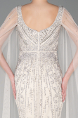 Long Beige Stony Evening Dress ABU5751