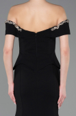 Long Black Mermaid Prom Dress ABU5755