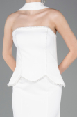 Long White Evening Dress ABU5774