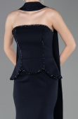 Long Navy Blue Evening Dress ABU5774