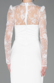 Long White Evening Dress ABU5776