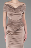Long Mink Satin Evening Dress ABU5785