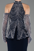 Long Navy Blue Evening Dress ABU5787