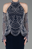 Long Navy Blue Evening Dress ABU5787