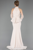 Long Beige Evening Dress ABU5787