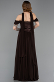 Brown Long Chiffon Evening Dress ABU5327