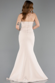 Beige Long Evening Dress ABU5747