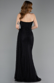 Long Black Dantelle Prom Gown ABU5795