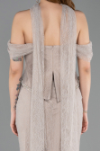 Long Mink Dantelle Evening Dress ABK2548