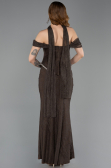 Long Brown Dantelle Evening Dress ABU5839