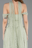 Long Mint Dantelle Evening Dress ABU5799
