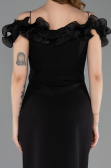 Midi Black Cocktail Dress ABK2545
