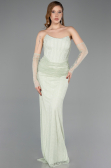 Long Mint Dantelle Evening Dress ABU5817
