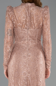 Long Copper Dantelle Evening Dress ABU5771