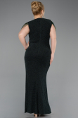 Long Emerald Green Plus Size Evening Gown ABU5731
