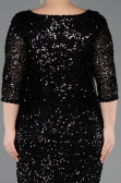 Midi Black Plus Size Cocktail Dress ABK2540