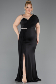 Long Black Formal Plus Size Dress ABU5827
