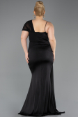 Long Black Formal Plus Size Dress ABU5827