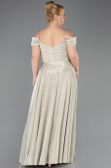 Long Beige Oversized Evening Dress ABU5716