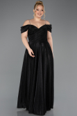 Long Black Oversized Evening Dress ABU5716