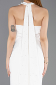 Midi White Cocktail Dress ABK2551