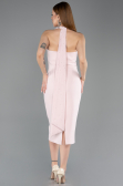 Midi Powder Color Cocktail Dress ABK2551