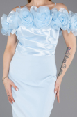 Midi Light Blue Cocktail Dress ABK2553
