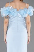 Midi Light Blue Cocktail Dress ABK2553