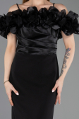 Midi Black Cocktail Dress ABK2553