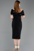 Midi Black Party Dress ABK2555