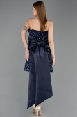 Short Navy Blue Scaly Cocktail Dress ABK2556