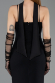 Midi Black Cocktail Dress ABK2559
