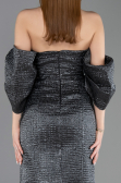 Short Anthracite Cocktail Dress ABK2563