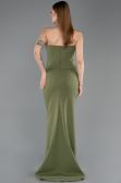 Olive Drab Long Evening Dress ABU5610