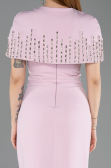 Long Powder Color Evening Dress ABU5889